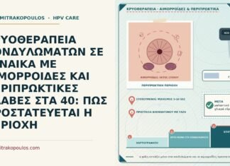 κρυοθεραπεία με αιμορροΐδες