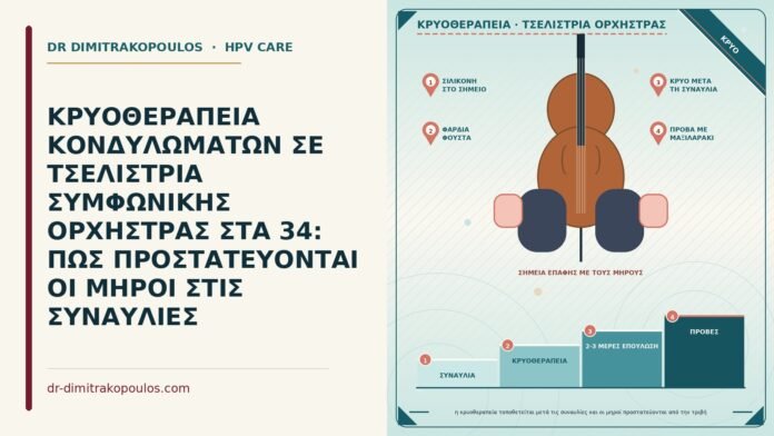 κρυοθεραπεία σε τσελίστρια