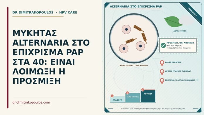 μύκητας Alternaria στο Παπ