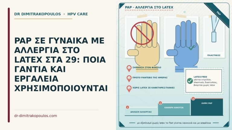 Παπ με αλλεργία στο latex