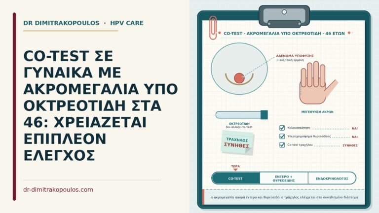 co-test με ακρομεγαλία