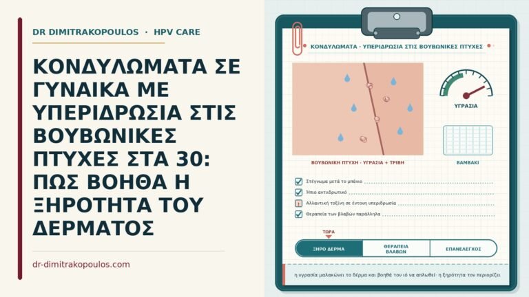κονδυλώματα με υπεριδρωσία