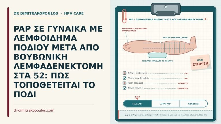 Παπ με λεμφοίδημα ποδιού