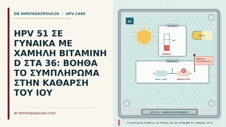HPV 51 με χαμηλή βιταμίνη D