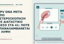 HPV DNA ΜΕΤΑ ΑΠΟ ΥΣΤΕΡΟΣΚΟΠΗΣΗ ΜΕ ΔΙΑΤΑΣΤΙΚΟ ΜΕΣΟ ΣΤΑ 41: ΠΟΤΕ ΕΠΑΝΑΛΑΜΒΑΝΕΤΑΙ Η ΛΗΨΗ HPV DNA μετά από υστεροσκόπηση