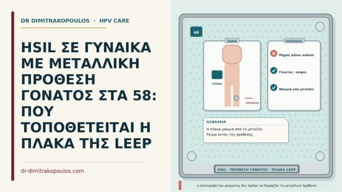LEEP με πρόθεση γόνατος