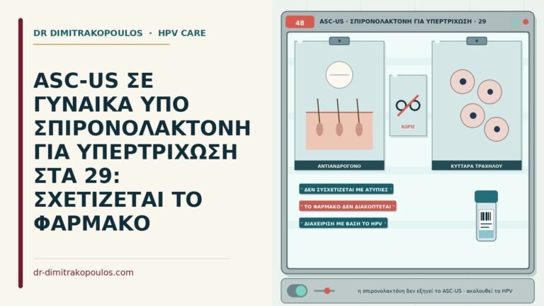 ASC-US υπό σπιρονολακτόνη