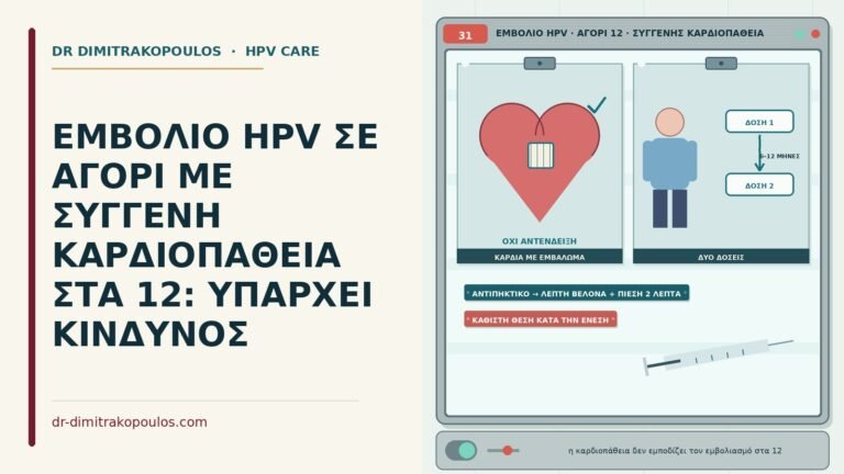 εμβόλιο HPV με συγγενή καρδιοπάθεια