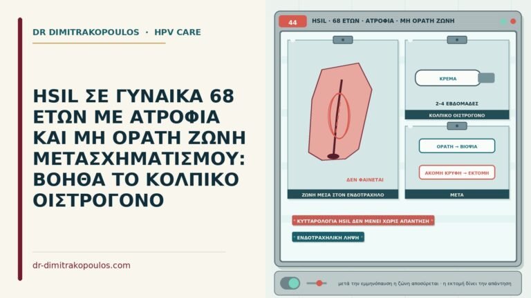 HSIL με ατροφία στα 68