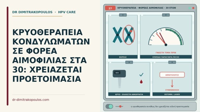 κρυοθεραπεία σε φορέα αιμοφιλίας
