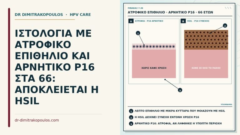 ατροφικό επιθήλιο με αρνητικό p16