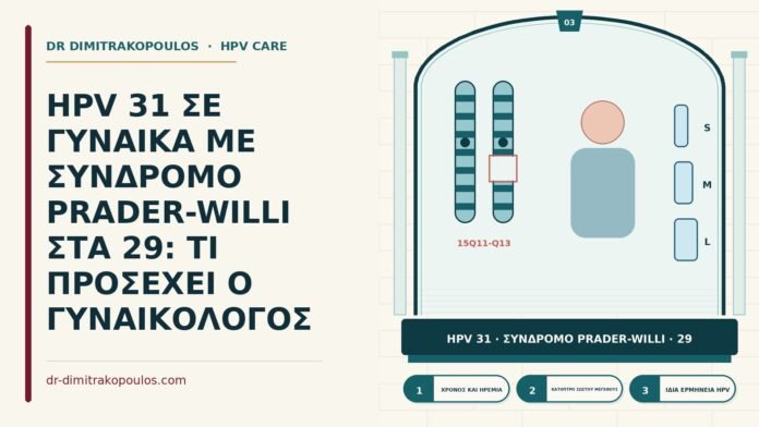 HPV 31 με σύνδρομο Prader-Willi