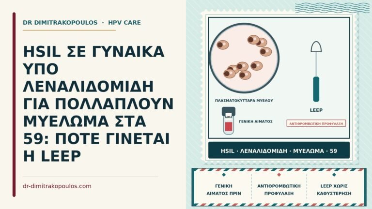 HSIL υπό λεναλιδομίδη