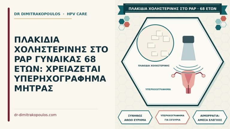 πλακίδια χοληστερίνης στο Παπ