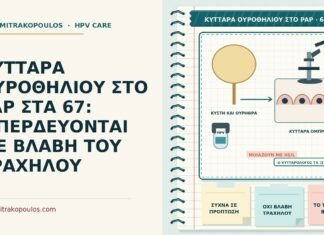 ΚΥΤΤΑΡΑ ΟΥΡΟΘΗΛΙΟΥ ΣΤΟ PAP ΣΤΑ 67: ΜΠΕΡΔΕΥΟΝΤΑΙ ΜΕ ΒΛΑΒΗ ΤΟΥ ΤΡΑΧΗΛΟΥ κύτταρα ουροθηλίου στο Παπ