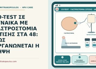 co-test με γαστροστομία σίτισης