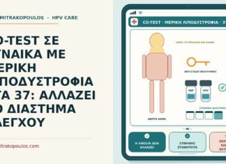 co-test με μερική λιποδυστροφία