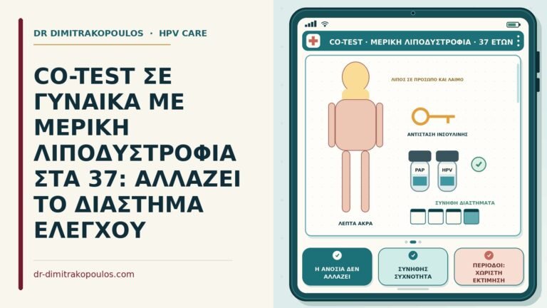 co-test με μερική λιποδυστροφία