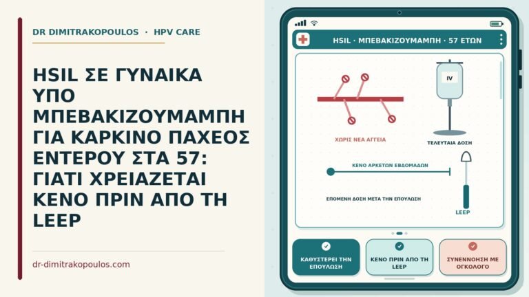 HSIL υπό μπεβακιζουμάμπη