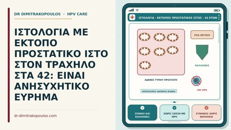 έκτοπος προστατικός ιστός στον τράχηλο