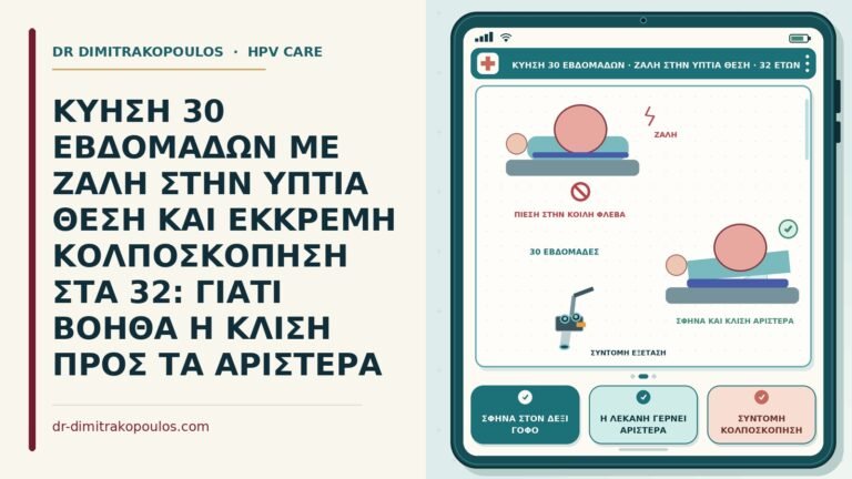 κύηση με ζάλη στην ύπτια θέση