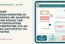 laser με αλλεργία στα αυτοκόλλητα επιθέματα