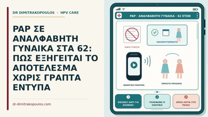 Παπ σε αναλφάβητη γυναίκα