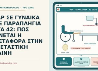 Παπ σε γυναίκα με παραπληγία