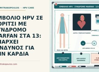 ΕΜΒΟΛΙΟ HPV ΣΕ ΚΟΡΙΤΣΙ ΜΕ ΣΥΝΔΡΟΜΟ MARFAN ΣΤΑ 13: ΥΠΑΡΧΕΙ ΚΙΝΔΥΝΟΣ ΓΙΑ ΤΗΝ ΚΑΡΔΙΑ εμβόλιο HPV σε κορίτσι με σύνδρομο Marfan