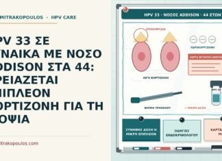 HPV 33 με νόσο Addison
