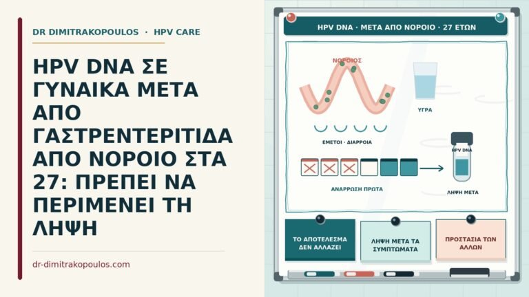 HPV DNA μετά από γαστρεντερίτιδα από νοροϊό