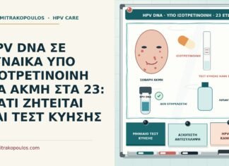 HPV DNA υπό ισοτρετινοΐνη