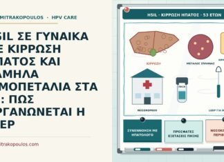 HSIL ΣΕ ΓΥΝΑΙΚΑ ΜΕ ΚΙΡΡΩΣΗ ΗΠΑΤΟΣ ΚΑΙ ΧΑΜΗΛΑ ΑΙΜΟΠΕΤΑΛΙΑ ΣΤΑ 53: ΠΩΣ ΟΡΓΑΝΩΝΕΤΑΙ Η LEEP HSIL με κίρρωση ήπατος
