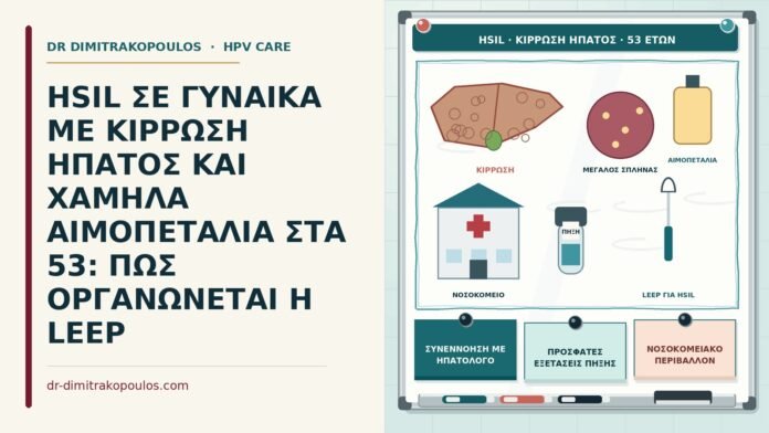 HSIL με κίρρωση ήπατος