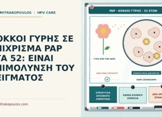 ΚΟΚΚΟΙ ΓΥΡΗΣ ΣΕ ΕΠΙΧΡΙΣΜΑ PAP ΣΤΑ 52: ΕΙΝΑΙ ΕΠΙΜΟΛΥΝΣΗ ΤΟΥ ΔΕΙΓΜΑΤΟΣ κόκκοι γύρης στο Παπ