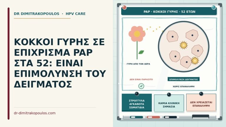 κόκκοι γύρης στο Παπ