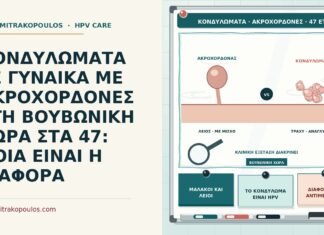 ΚΟΝΔΥΛΩΜΑΤΑ ΣΕ ΓΥΝΑΙΚΑ ΜΕ ΑΚΡΟΧΟΡΔΟΝΕΣ ΣΤΗ ΒΟΥΒΩΝΙΚΗ ΧΩΡΑ ΣΤΑ 47: ΠΟΙΑ ΕΙΝΑΙ Η ΔΙΑΦΟΡΑ κονδυλώματα και ακροχορδόνες