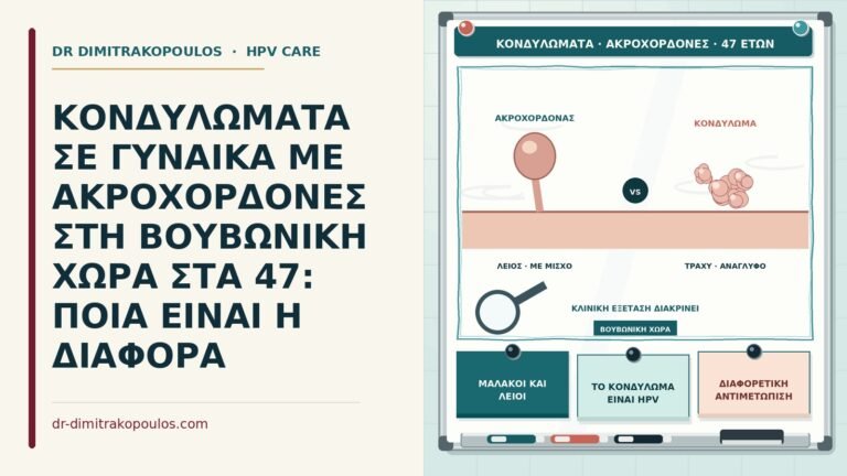 κονδυλώματα και ακροχορδόνες