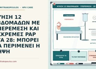 ΚΥΗΣΗ 12 ΕΒΔΟΜΑΔΩΝ ΜΕ ΥΠΕΡΕΜΕΣΗ ΚΑΙ ΕΚΚΡΕΜΕΣ PAP ΣΤΑ 28: ΜΠΟΡΕΙ ΝΑ ΠΕΡΙΜΕΝΕΙ Η ΛΗΨΗ κύηση με υπερέμεση και εκκρεμές Παπ