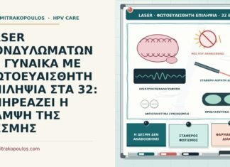 LASER ΚΟΝΔΥΛΩΜΑΤΩΝ ΣΕ ΓΥΝΑΙΚΑ ΜΕ ΦΩΤΟΕΥΑΙΣΘΗΤΗ ΕΠΙΛΗΨΙΑ ΣΤΑ 32: ΕΠΗΡΕΑΖΕΙ Η ΛΑΜΨΗ ΤΗΣ ΔΕΣΜΗΣ laser με φωτοευαίσθητη επιληψία