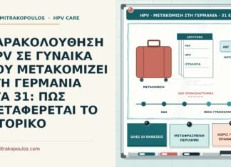 παρακολούθηση HPV μετά από μετακόμιση στο εξωτερικό