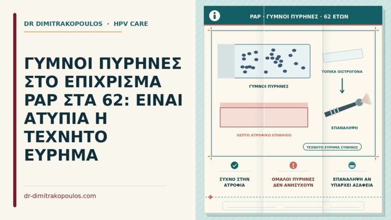 γυμνοί πυρήνες στο επίχρισμα Παπ