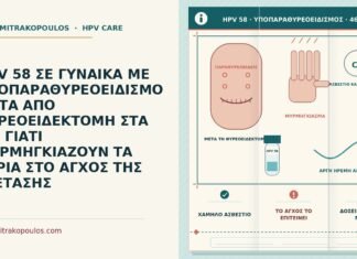 HPV 58 με υποπαραθυρεοειδισμό