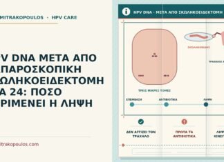 HPV DNA μετά από λαπαροσκοπική σκωληκοειδεκτομή
