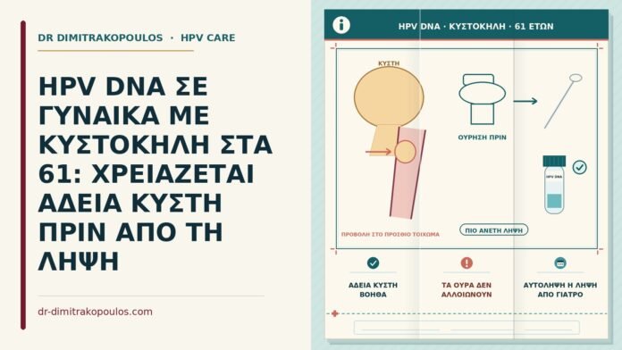 HPV DNA με κυστοκήλη