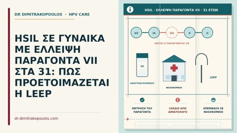 HSIL με έλλειψη παράγοντα VII