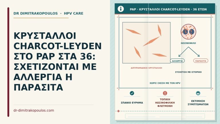 κρύσταλλοι Charcot-Leyden στο Παπ