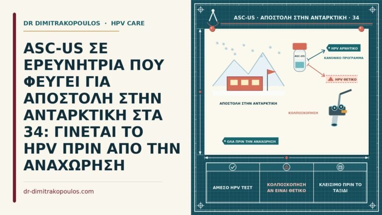 ASC-US πριν από αποστολή στην Ανταρκτική