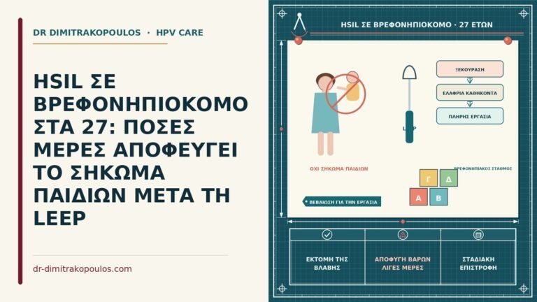 HSIL σε βρεφονηπιοκόμο