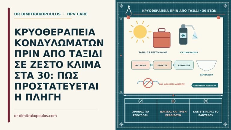 κρυοθεραπεία πριν από ταξίδι σε ζεστό κλίμα